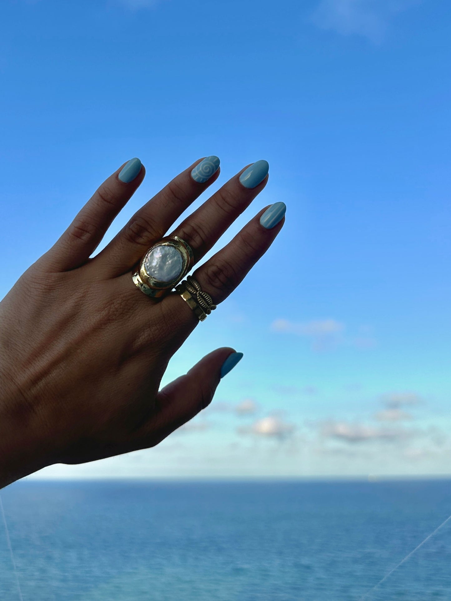 Chunky Pearl Ring