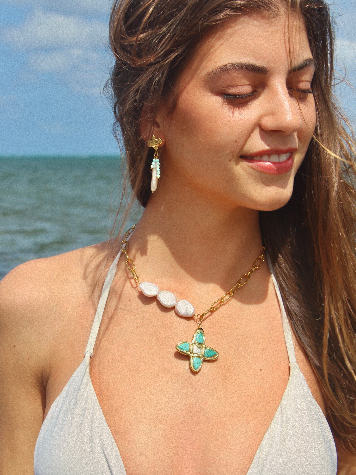 Isla Cross Earrings
