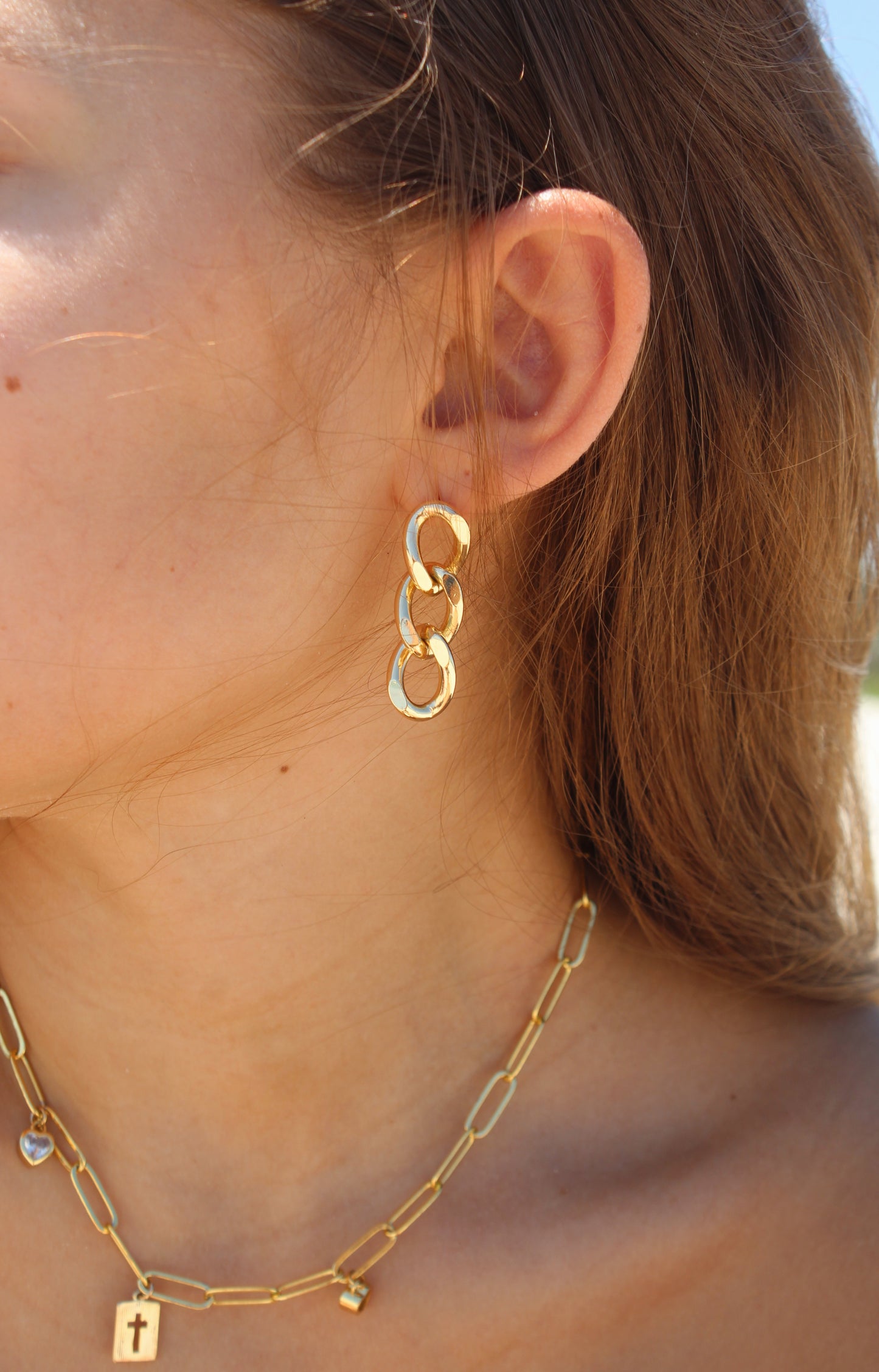 Cuban Link Earrings