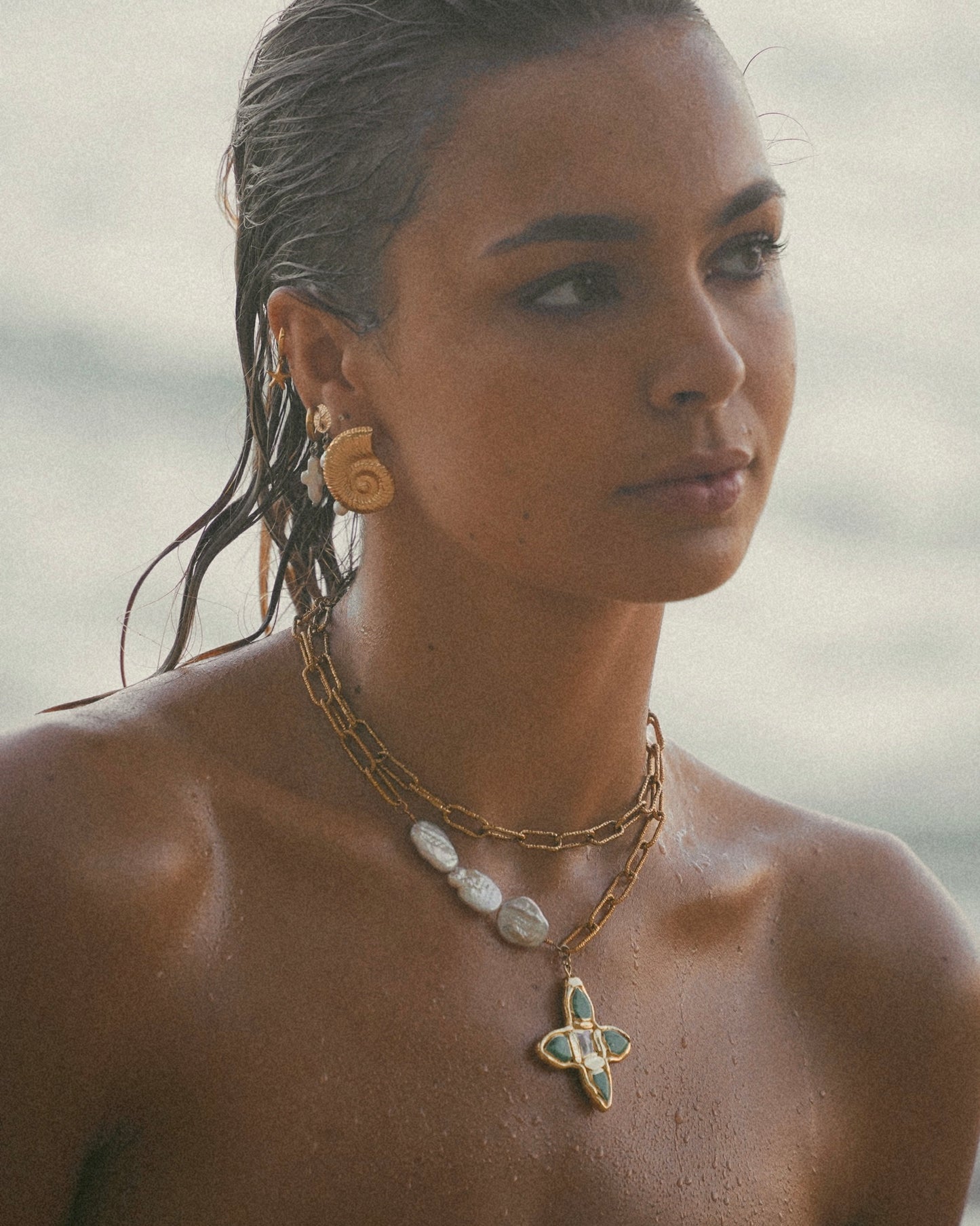 Isla Cross Necklace