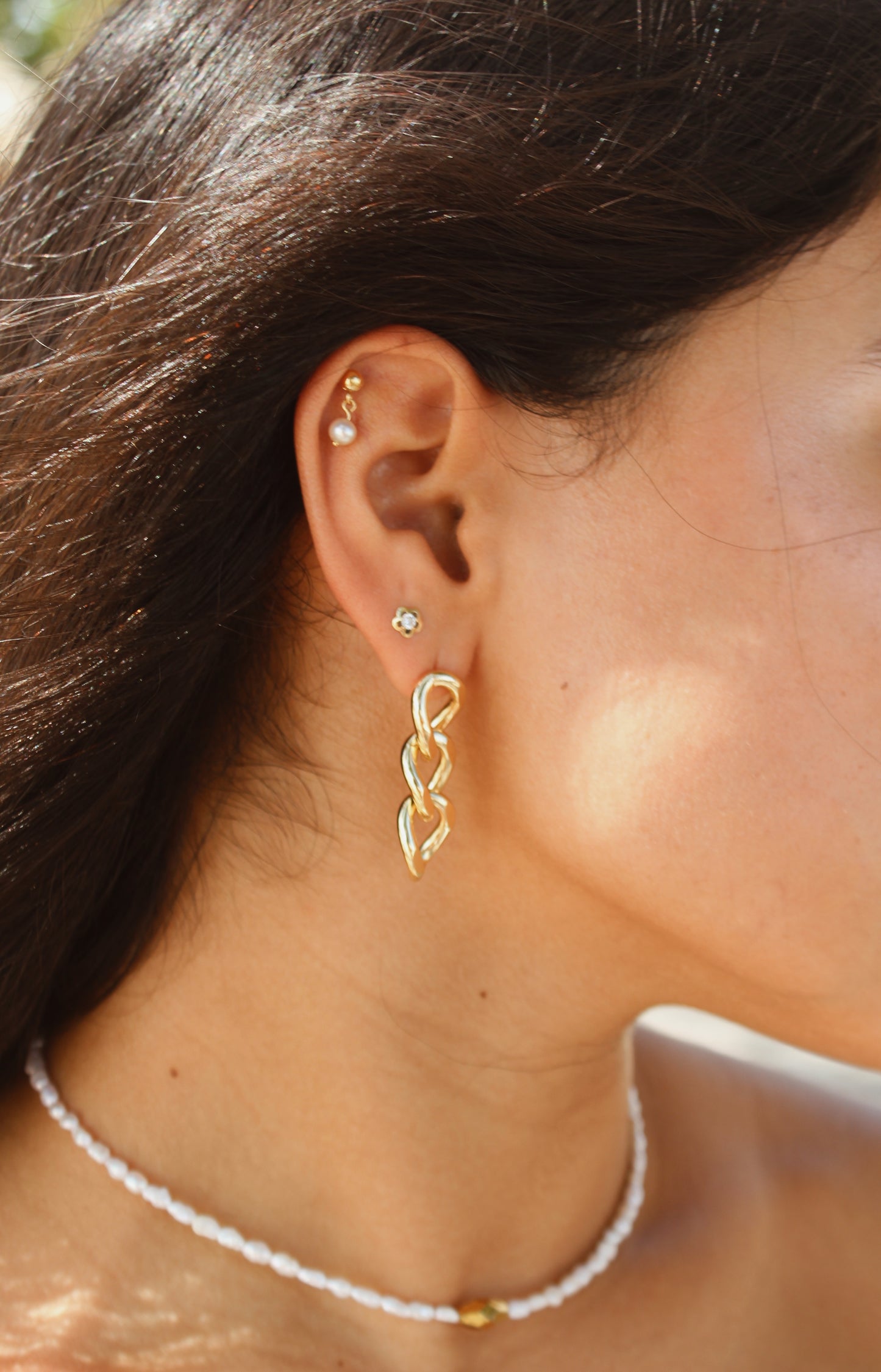Cuban Link Earrings