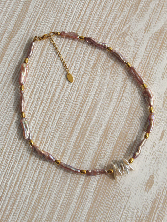 Lilac Pearl Choker
