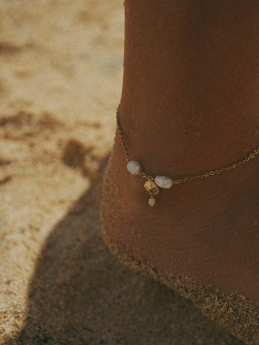 Sand Dollar Anklet