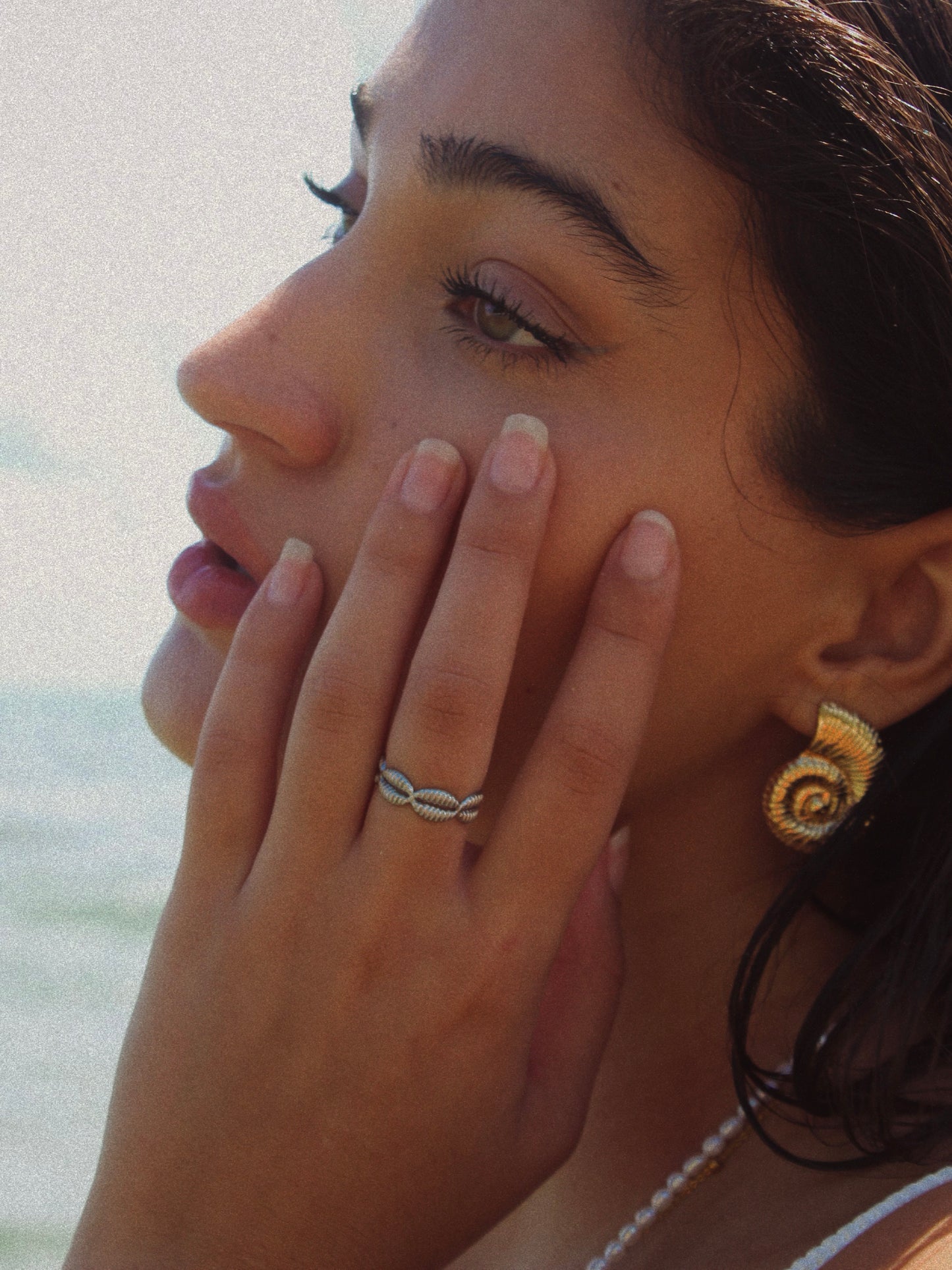 Cowrie Shell Ring