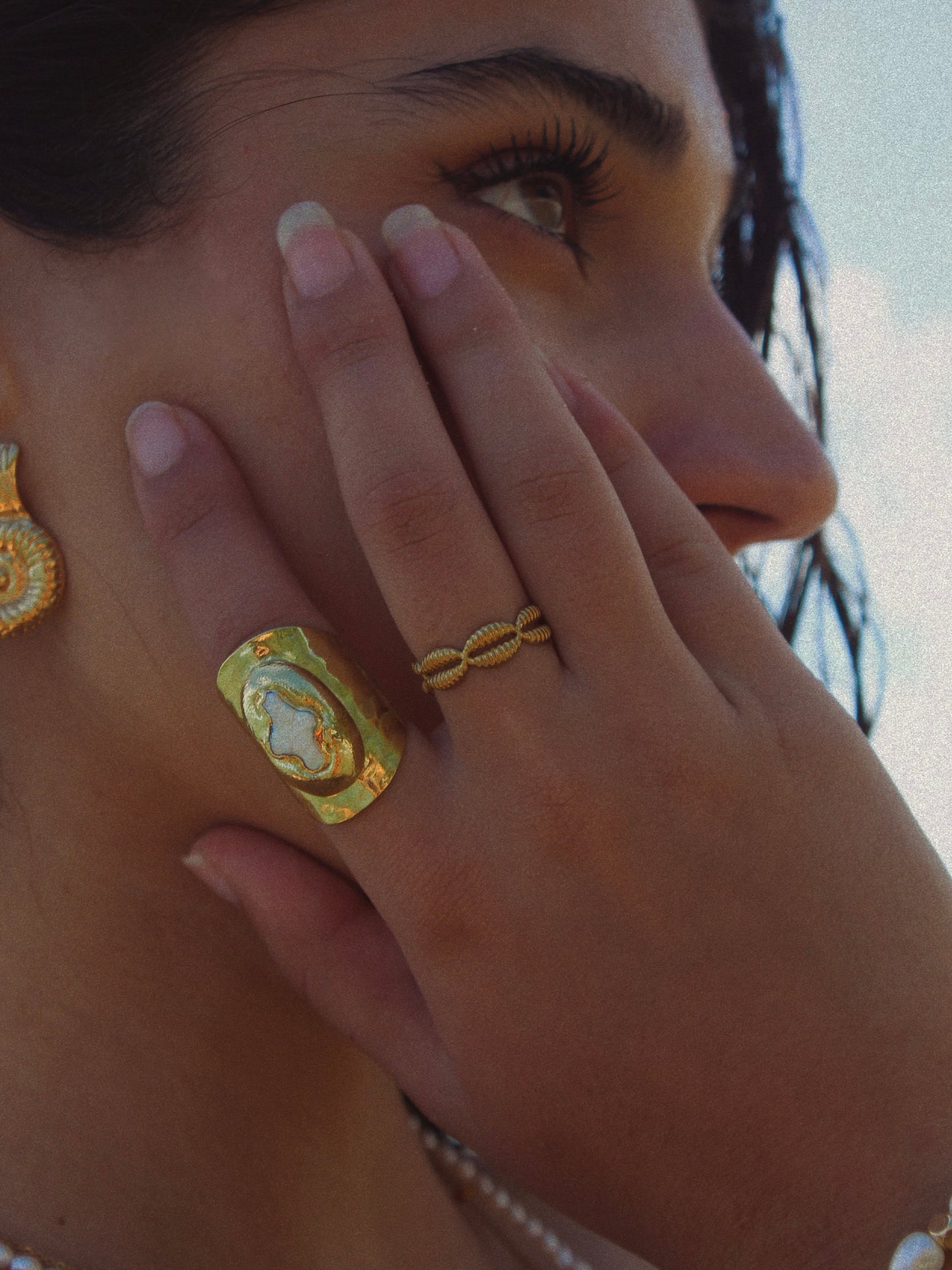 Cowrie Shell Ring