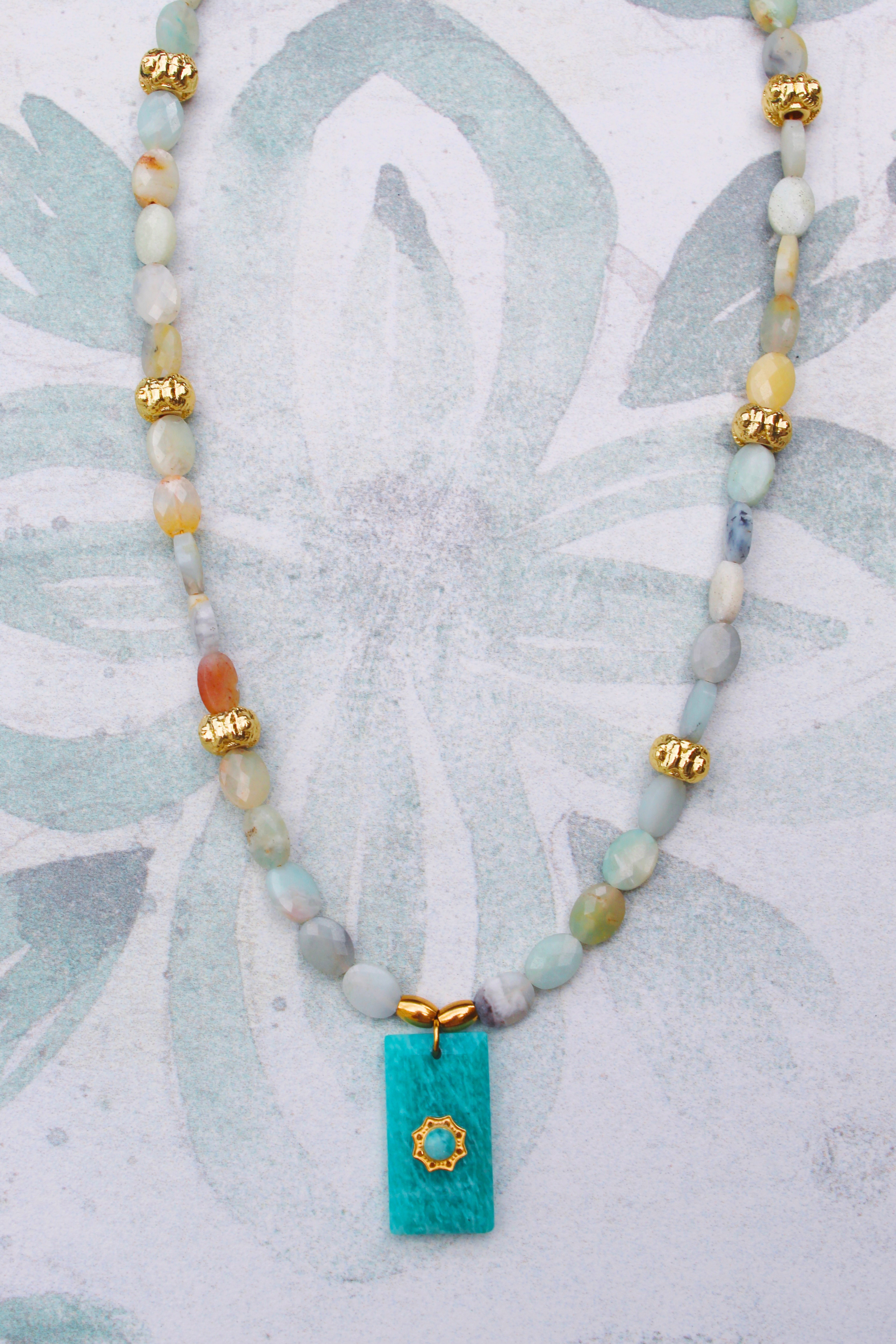 Blue Stone Necklace