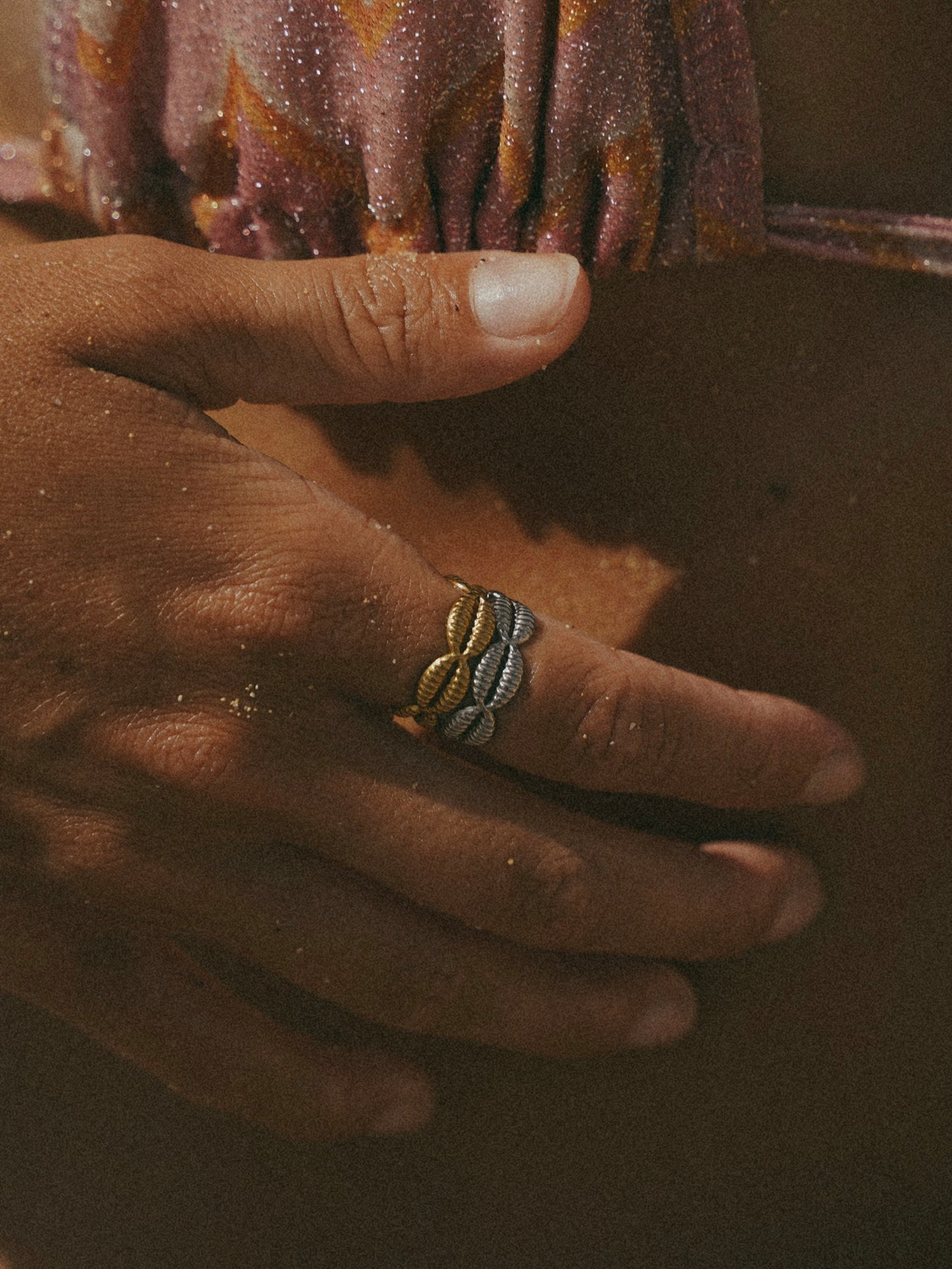 Cowrie Shell Ring