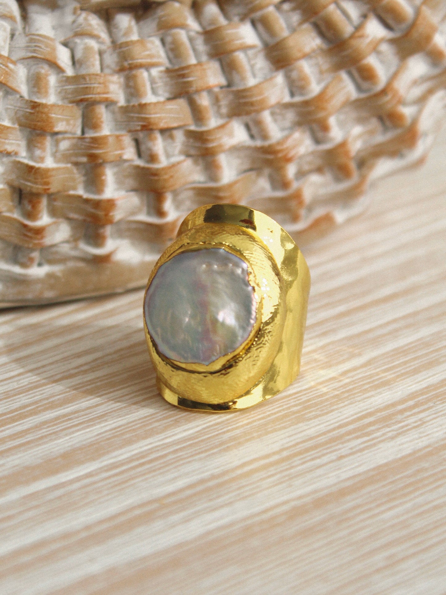 Chunky Pearl Ring