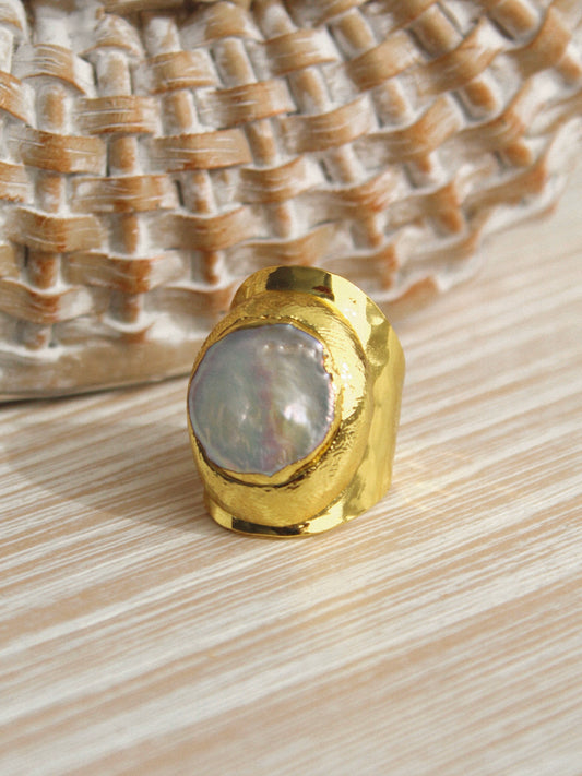 Chunky Pearl Ring