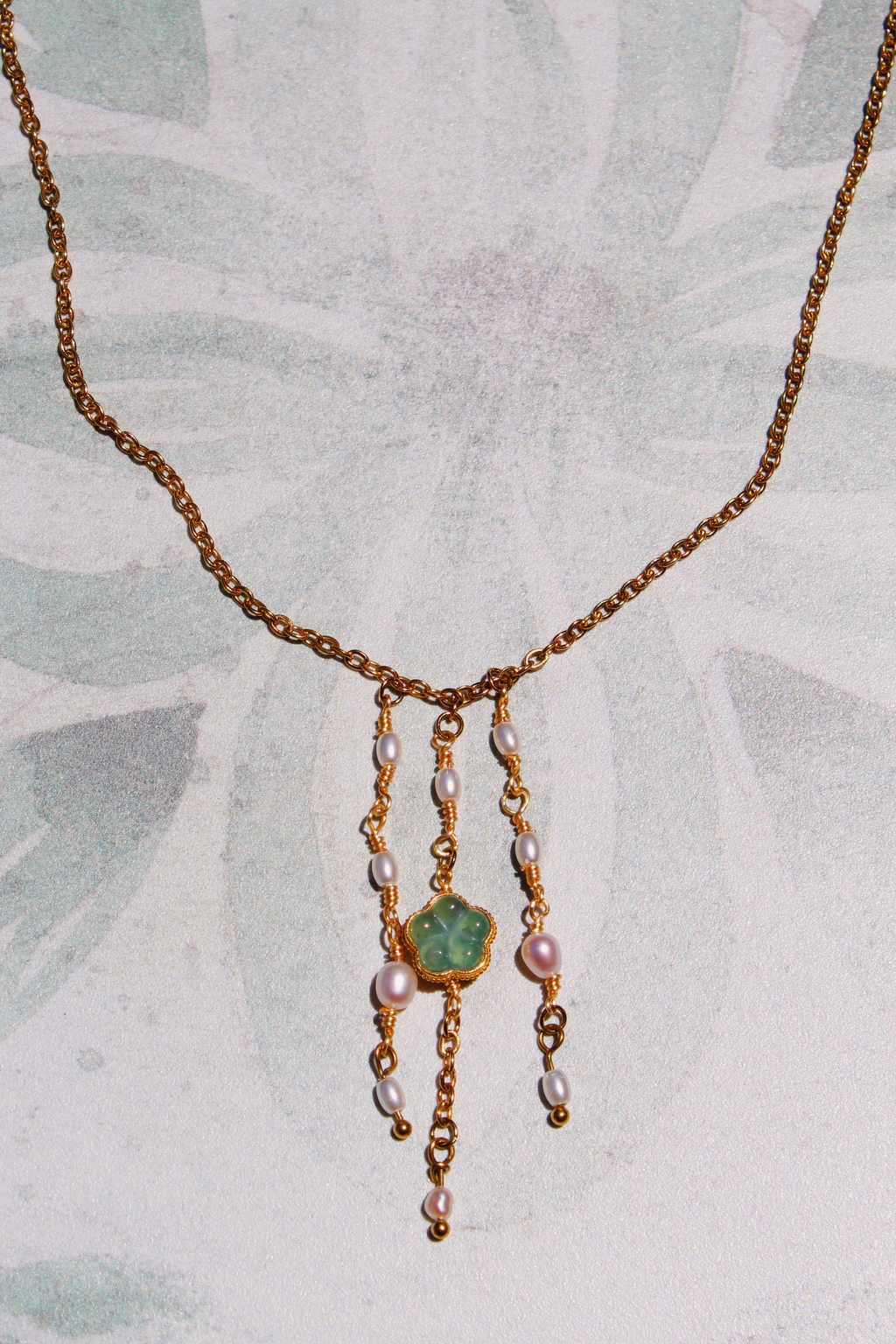 Jade Waterfall Necklace
