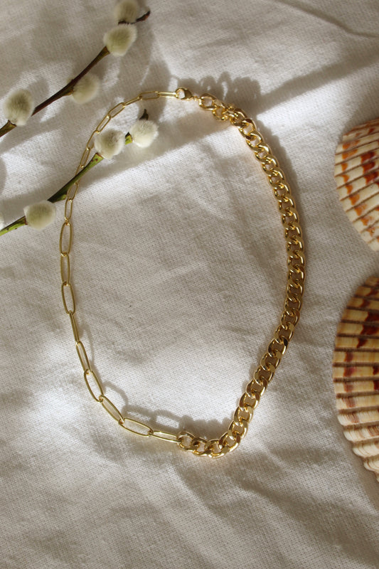 Gold Link Cuban Choker